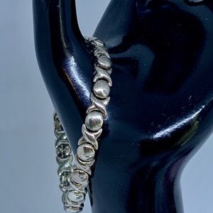 Sterling silver xoxo bracelet